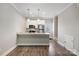 Modern kitchen with stainless steel appliances and island at 3939 Newhall Dr, Hickory, NC 28601