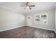 Living room with hardwood floors and exterior access at 3939 Newhall Dr, Hickory, NC 28601