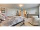 Bedroom with queen bed and access to bathroom at 40196 Crooked Stick Dr, Lancaster, SC 29720