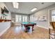 Community game room features a pool table at 40196 Crooked Stick Dr, Lancaster, SC 29720
