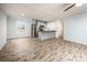 Open kitchen with stainless steel appliances and island at 607 Stewart Ct, Statesville, NC 28677