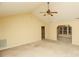 Spacious living room with vaulted ceiling and fireplace at 730 Hidden Creek Cir, Salisbury, NC 28147