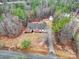 Aerial view of house and surrounding area at 1055 Cedar Hills Ln, Lancaster, SC 29720