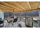 Back deck with built in grill and seating area at 1055 Cedar Hills Ln, Lancaster, SC 29720