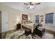 Comfortable bedroom with a ceiling fan and plenty of natural light at 1055 Cedar Hills Ln, Lancaster, SC 29720