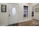 Bright entryway with hardwood floors and an elegant door at 1055 Cedar Hills Ln, Lancaster, SC 29720