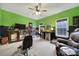 Game room with exercise equipment and bar area at 1055 Cedar Hills Ln, Lancaster, SC 29720