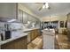Modern kitchen featuring granite countertops and stainless steel appliances at 1055 Cedar Hills Ln, Lancaster, SC 29720