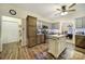 Spacious kitchen with granite countertops, stainless steel appliances, and an island at 1055 Cedar Hills Ln, Lancaster, SC 29720