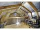 Workshop interior with loft and storage at 1055 Cedar Hills Ln, Lancaster, SC 29720