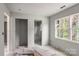 Unfinished bathroom featuring an open window and doorframes at 1323 Christopher Cir, Rock Hill, SC 29730