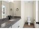 Bright bathroom with granite countertops and modern toilet and fixtures at 1323 Christopher Cir, Rock Hill, SC 29730