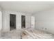 Unfinished bedroom with drywall and closets showing new construction and potential for customization at 1323 Christopher Cir, Rock Hill, SC 29730