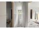 A hallway under construction with views of the staircase and doorway at 1323 Christopher Cir, Rock Hill, SC 29730