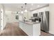 Modern kitchen boasts granite countertops, stainless appliances, and white cabinets at 1323 Christopher Cir, Rock Hill, SC 29730
