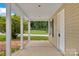 Inviting covered front porch with ample space and classic columns, perfect for relaxing and enjoying the outdoors at 1323 Christopher Cir, Rock Hill, SC 29730