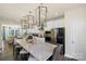 Open concept kitchen featuring stainless steel appliances and island at 134 Judson Ave, Charlotte, NC 28208