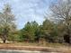 Vacant lot with mature trees and autumn leaves at 14108 Rhone Valley Dr, Charlotte, NC 28278