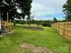Large backyard with grassy area and privacy fence at 1535 Rolling Meadow Ln, Gastonia, NC 28054