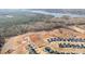 Aerial view of community near lake and golf course at 194 Tillery Ln, Mount Gilead, NC 27306