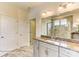 Elegant bathroom with granite countertop and walk-in shower at 4010 Cedar Falls Dr # 23, Waxhaw, NC 28173