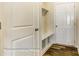 Entryway with built-in bench and storage at 4010 Cedar Falls Dr # 23, Waxhaw, NC 28173