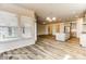 Open concept kitchen with island and stainless steel appliances at 4010 Cedar Falls Dr # 23, Waxhaw, NC 28173