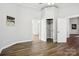 Spacious bedroom with hardwood floors and ample closet space at 402 N Davis Ave, Newton, NC 28658