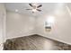 Bright bedroom featuring a ceiling fan and large window at 801 S Long St, Salisbury, NC 28144