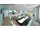 Open concept dining room with kitchen view and modern decor at 1018 Hostler Ln, York, SC 29745