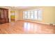 Dining room features hardwood floors and built-in hutch at 11201 Idlewild Rd, Matthews, NC 28105