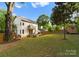 Spacious backyard with deck and shed at 126 Liberty St, Mooresville, NC 28115