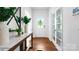 Bright entryway with hardwood floors and French doors at 130 Paige Rd # 12, Kings Mountain, NC 28086