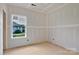 Unfinished bedroom features a window with view, and roughed-in electrical at 143 Tranquility Ln, Harmony, NC 28634