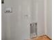 Unfinished laundry room with water hookups and dryer vent at 143 Tranquility Ln, Harmony, NC 28634