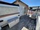 Spacious deck with storage and partial lake view at 168 Clubhouse Dr, New London, NC 28127