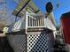 Lakefront home with deck and satellite dish at 168 Clubhouse Dr, New London, NC 28127