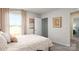 Spacious bedroom with a double bed and calming decor at 202 Brinkley Dr # 11, Kings Mountain, NC 28086