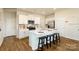 Modern kitchen with island and stainless steel appliances at 202 Brinkley Dr # 11, Kings Mountain, NC 28086