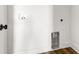 This laundry room features modern hookups and a clean, minimalist aesthetic at 244 Little Wilkesboro Rd, Harmony, NC 28634