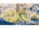 Aerial lot view of a house surrounded by trees at 412 Wildlife Rd, Troutman, NC 28166
