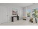 Bright bedroom with two armchairs and large window at 5204 Sardis Rd, Charlotte, NC 28270