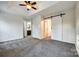 Spacious bedroom with ceiling fan and carpet flooring at 634 Atherton Way, Rock Hill, SC 29730