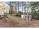 Spacious backyard with shed and mature trees at 9 Post Oak Pl, Salisbury, NC 28147