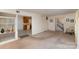 Living room with view into kitchen and staircase at 9 Post Oak Pl, Salisbury, NC 28147