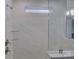 Bright shower with marble tile and glass door at 9515 Liberty Hill Dr, Mint Hill, NC 28227