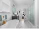 Bathroom with soaking tub, shower and vanity at 235 Goldenrod Cir, Salisbury, NC 28147