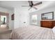 Comfortable bedroom with a double bed and access to another bedroom at 235 Goldenrod Cir, Salisbury, NC 28147