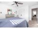 Spacious bedroom with double bed, dresser, and access to hall at 235 Goldenrod Cir, Salisbury, NC 28147