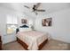 Serene bedroom with double bed and calming decor at 235 Goldenrod Cir, Salisbury, NC 28147